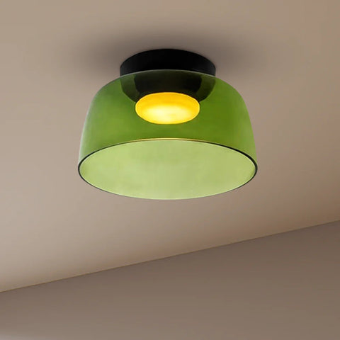 Modern Layered Glass LED Ceiling Light for Contemporary Living Spaces