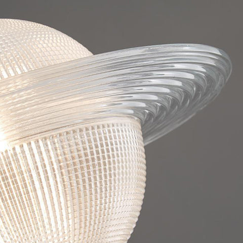 Glass Planet Pendant Light with Integrated LED