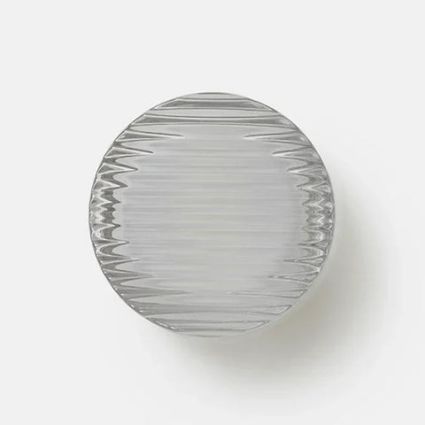 Ribbed Round LED Wall Light