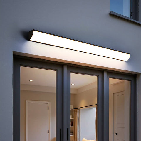 Modern Outdoor LED Wall Light with Weather-Resistant Aluminum Design