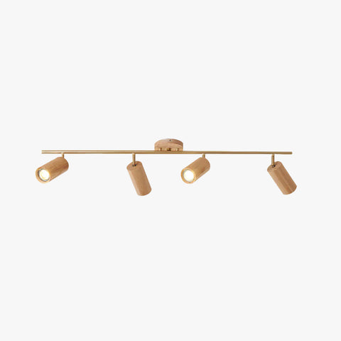 Adjustable Wood Ceiling Spotlight for Kitchen and Hallway Lighting