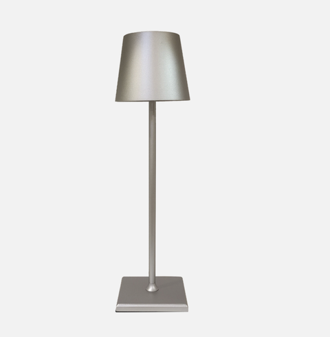 Cordless LED Table Lamp with Touch Dimming and Aluminum Alloy Body