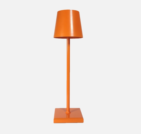 Cordless LED Table Lamp with Touch Dimming and Aluminum Alloy Body