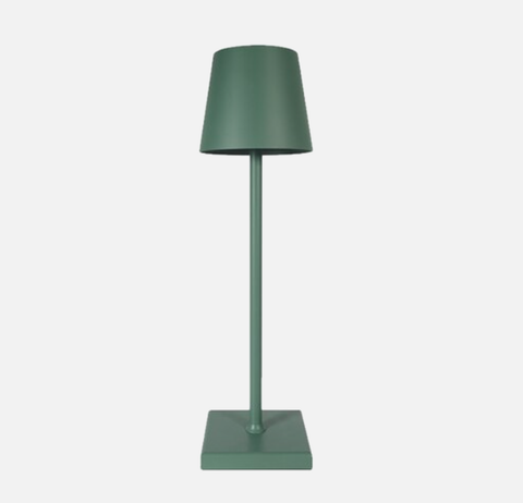 Cordless LED Table Lamp with Touch Dimming and Aluminum Alloy Body