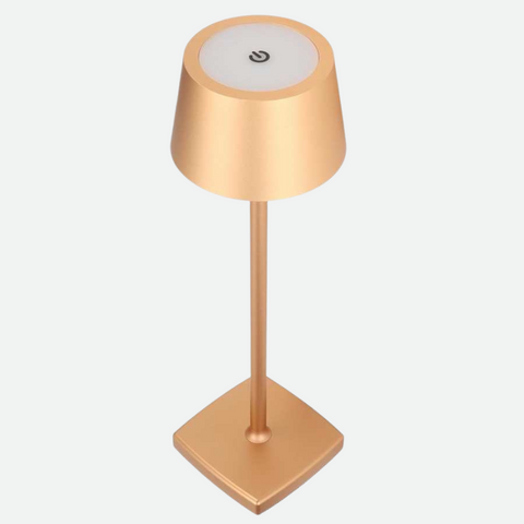 Cordless LED Table Lamp with Touch Dimming and Aluminum Alloy Body