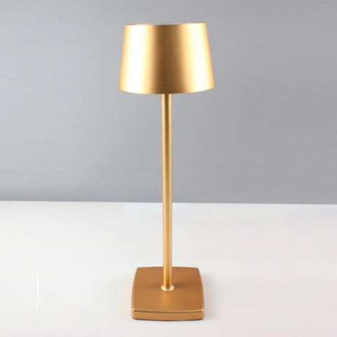 Cordless LED Table Lamp with Touch Dimming and Aluminum Alloy Body