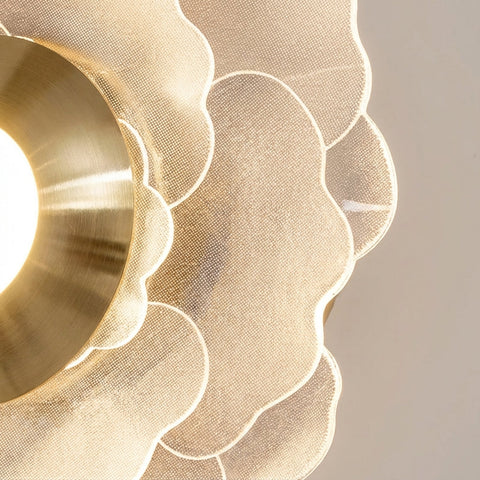 Decorative Indoor Wall Light with Sculptural Form
