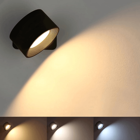 Rechargeable 360° Adjustable LED Wall Light with USB Charging