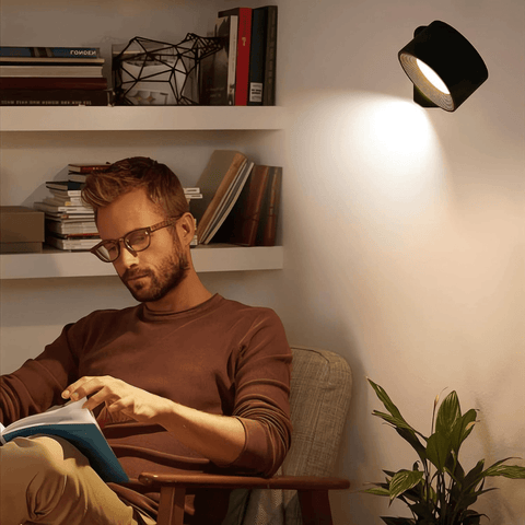 Rechargeable 360° Adjustable LED Wall Light with USB Charging
