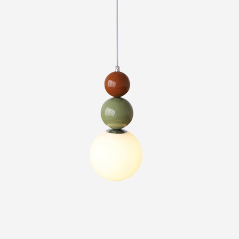 Minimalist Glass Globe Pendant Light for Bedroom Accent Lighting