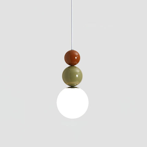 Minimalist Glass Globe Pendant Light for Bedroom Accent Lighting