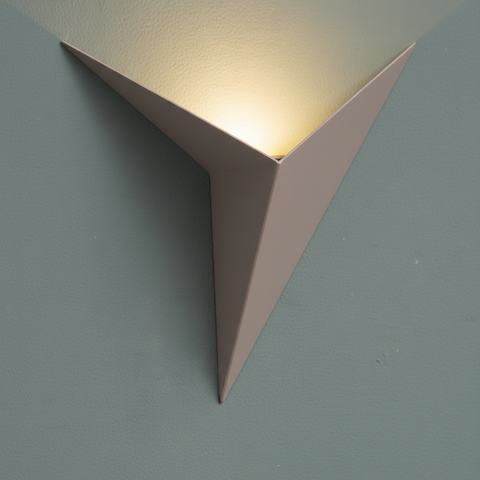 Triangle LED Wall Sconce with Warm or Cool Light