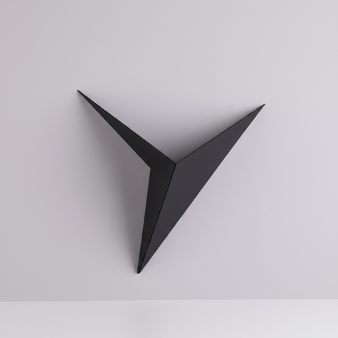 Triangle LED Wall Sconce with Warm or Cool Light