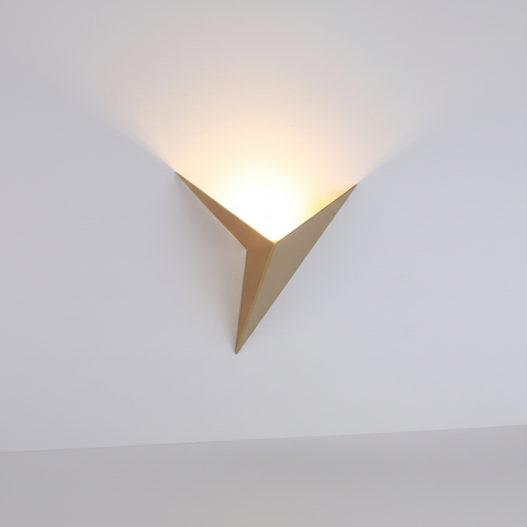 Triangle LED Wall Sconce with Warm or Cool Light