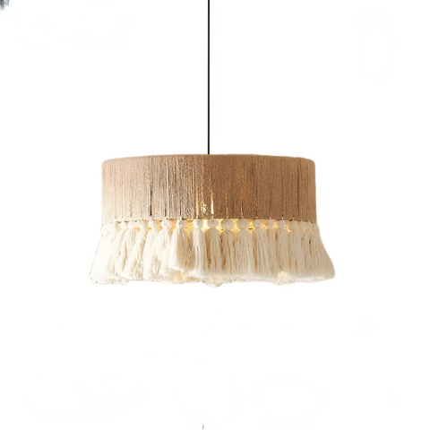 Chandelier with Hemp Rope Tassels