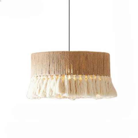 Chandelier with Hemp Rope Tassels