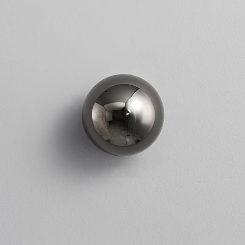Wall Sconce with Reflective Metal Dome and Indirect LED Glow