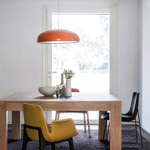 Pendant Light with Metal Dome Shade