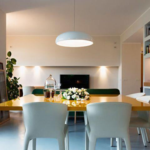 Pendant Light with Metal Dome Shade