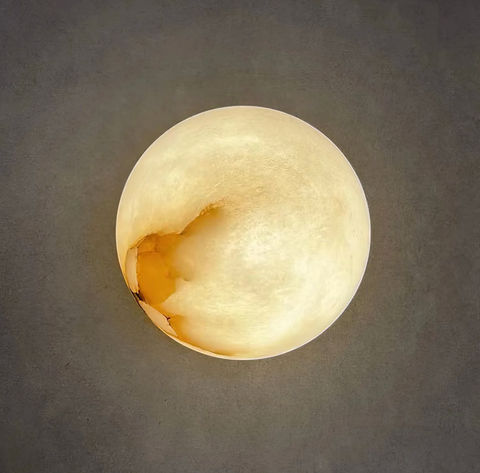 Wall Sconce with Marble Orb