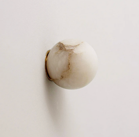 Wall Sconce with Marble Orb