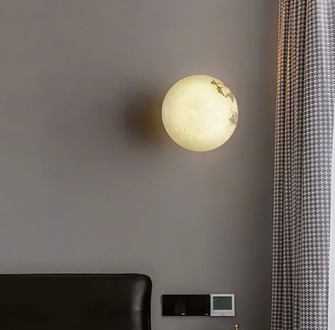 Wall Sconce with Marble Orb