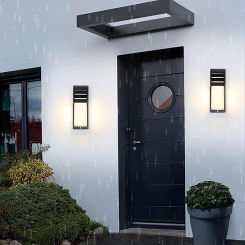 Outdoor Wall Light with Motion Sensor