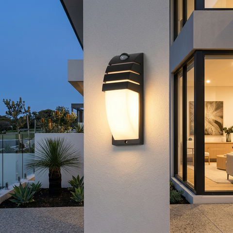 Outdoor Wall Light with Motion Sensor