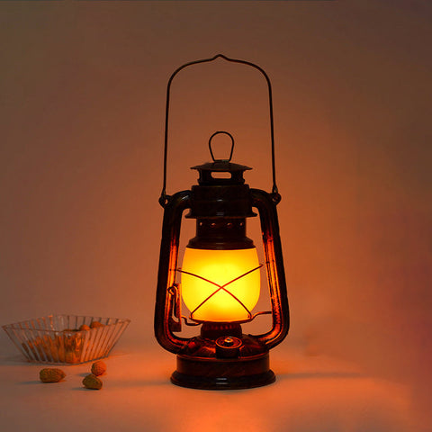 Table Lamp with Portable LED Lantern Design