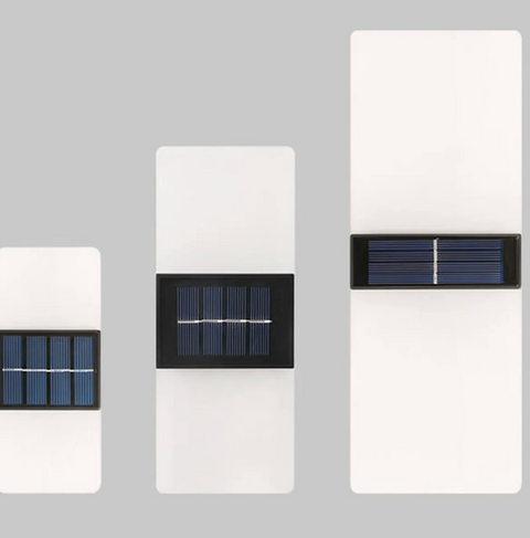 Outdoor Wall Sconce with Solar LED