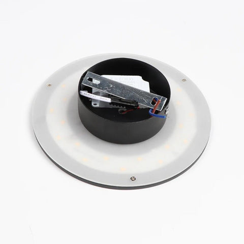 Wall Sconce with Round Backlit LED Design