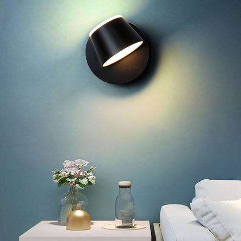 Wall Spotlight with Cylindrical Heads and LED Light Options