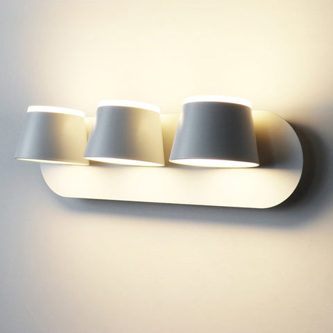 Wall Spotlight with Cylindrical Heads and LED Light Options