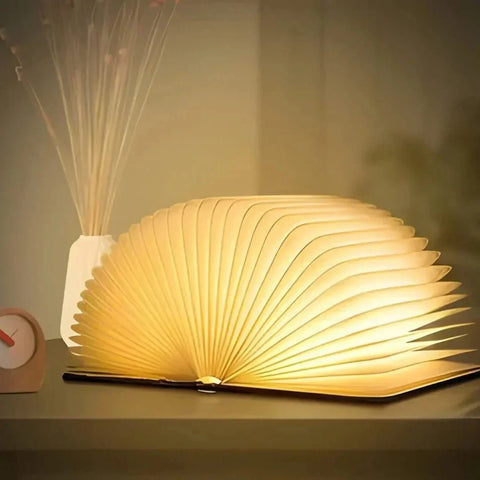 Rechargeable Foldable LED Book Lamp for Portable Ambient Lighting