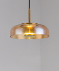 Glass LED Pendant Light with Color Options