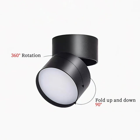 Adjustable Aluminum LED Ceiling Spotlight for Modern Accent Lighting