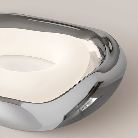 Ceiling Light with Sculptural Bauhaus Form and Integrated LED