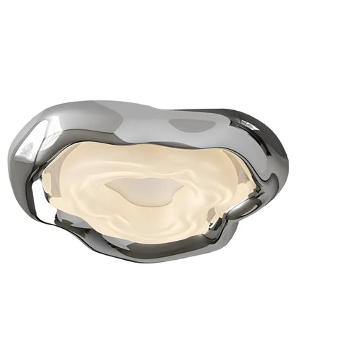 Ceiling Light with Sculptural Bauhaus Form and Integrated LED