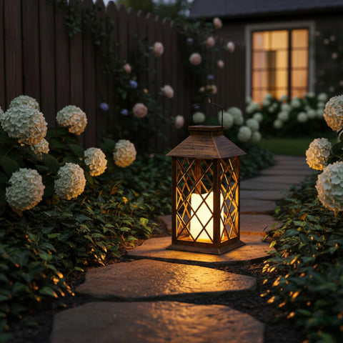 Solar Lantern – Flameless Candle Outdoor Light
