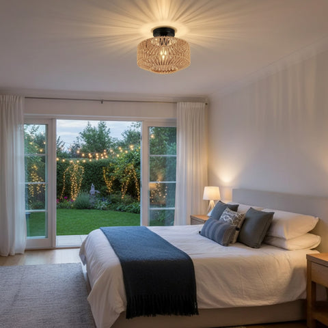 Mini Bohemian Woven Chandelier