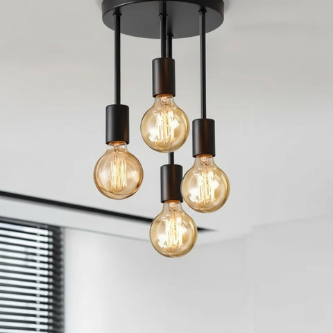 4-Light Modern Ceiling Pendant