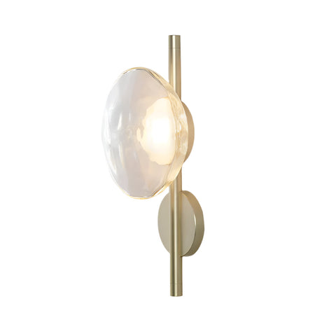 Wall Light with Round Glass Shade