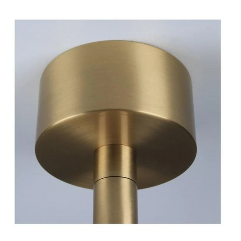LED Ceiling Spotlight with Adjustable Head and Plated Metal Finish