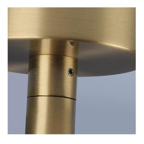 LED Ceiling Spotlight with Adjustable Head and Plated Metal Finish