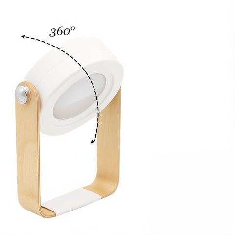 Rechargeable Rotating LED Lantern with Three Brightness Levels