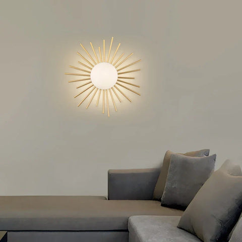 Nature-Inspired LED Flush-Mount Ceiling Light