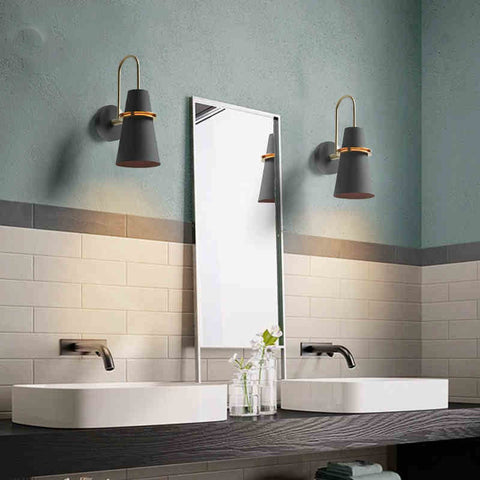 Cone LED Wall Light with Adjustable Metal Shade