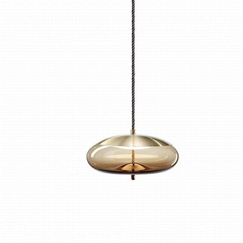 Textured Glass Pendant Light for Dining Room and Bedroom Lighting