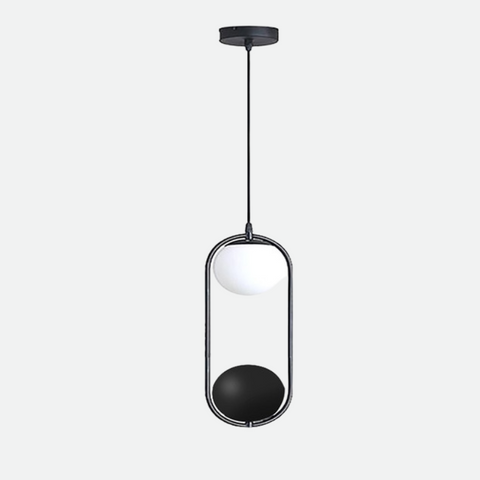 Globe Pendant Light with Metal Planter and Artificial Plant Option