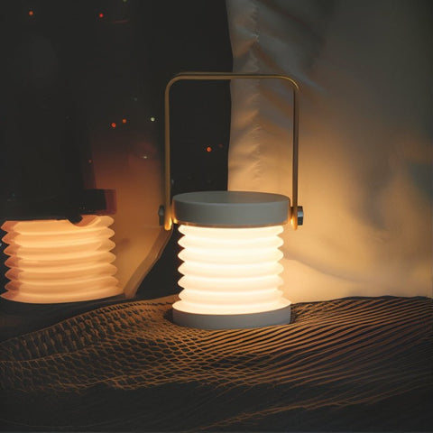 Rechargeable Rotating LED Lantern with Three Brightness Levels